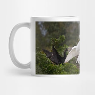 Opinions are voiced - Great Egret Mug